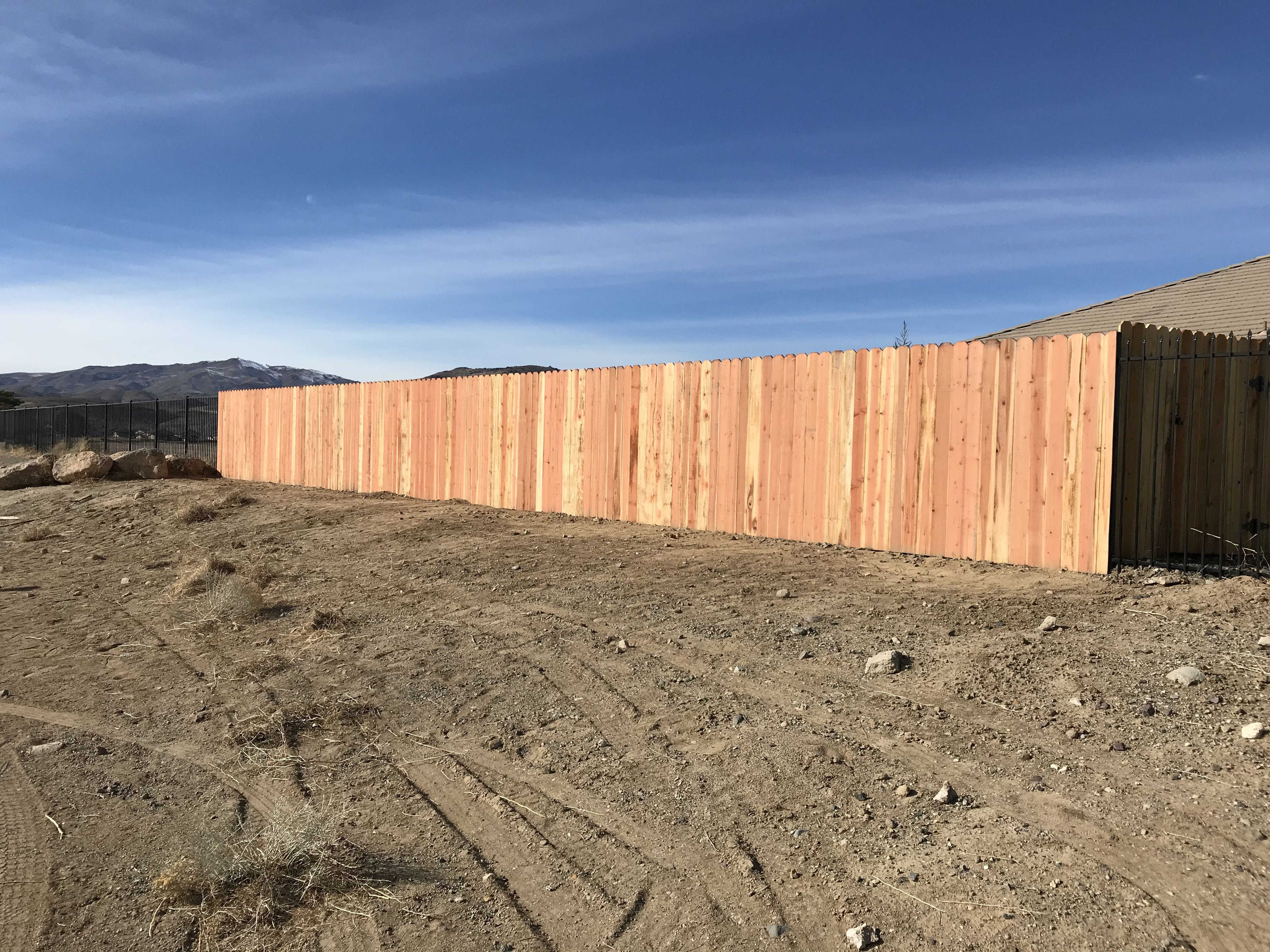 picture of wooden fencing outdoors